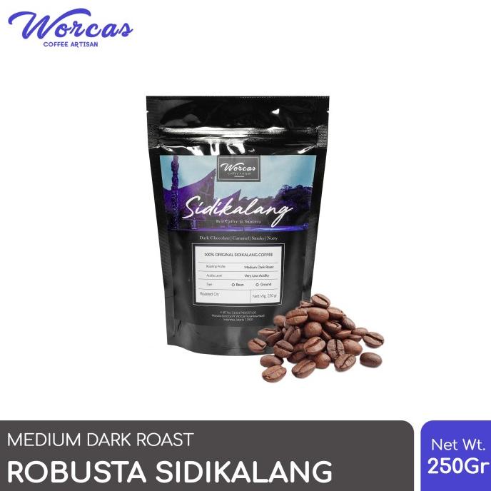 

Sale WORCAS Robusta Coffee Sidikalang 250 Gram | Medium Dark Roast /KOPI RUBE/KOPI KAPAL API/KOPI SLB/KOPI PEJUANG/KOPI BUBUK