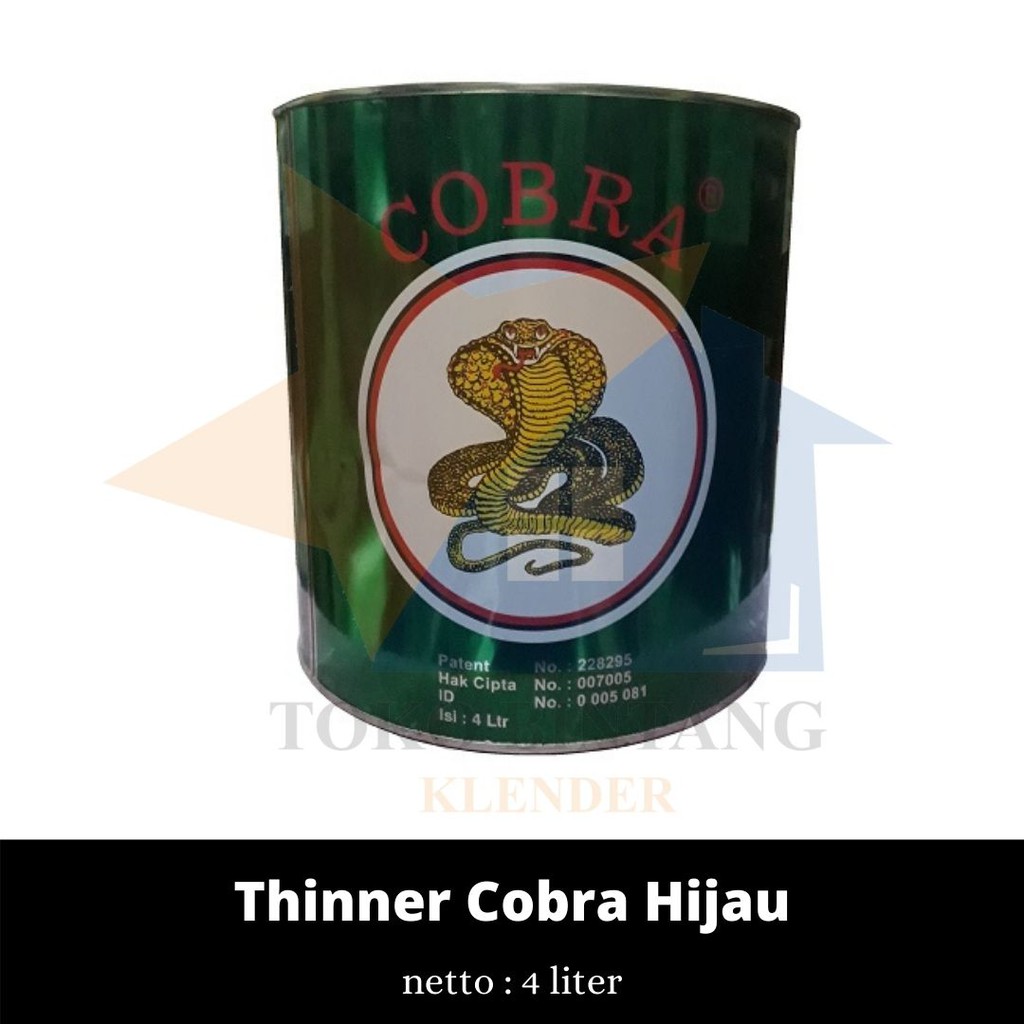Thinner Cobra Hijau Galon