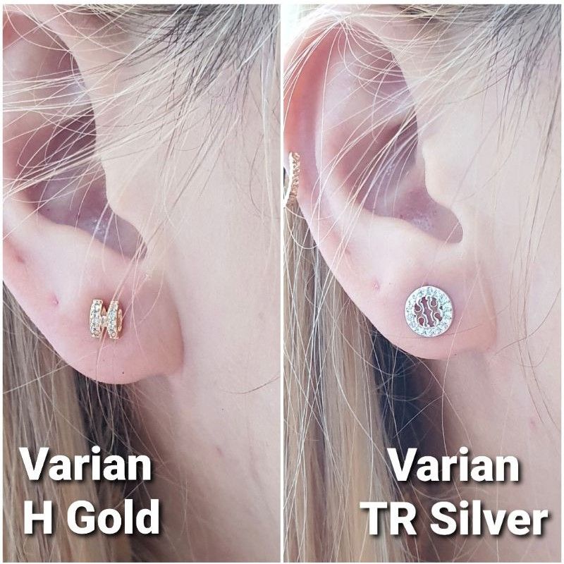 Anting Tusuk Permata Sirkon MODEL TR &amp; H Titanium