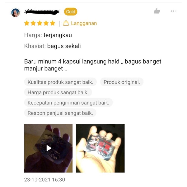 TONG JING BAO HERBAL hormo obat haid tidak lancar - lancar haid