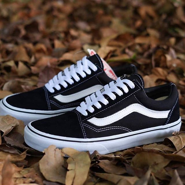 COD VANS HITAM OLDSKOOL CLASSIC BLACK WHITE IMPORT SEPATU SEKOLAH OLDS SCHOOLS QUALITY 39-43 SEPATU KERJA HITAM PUTIH OLD SKOOL