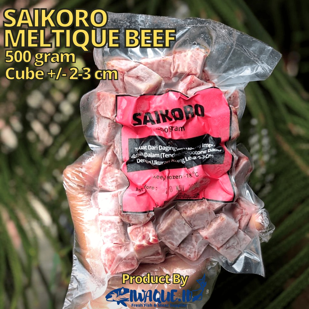 

Wagyu Saikoro Meltique Beef 500 gram