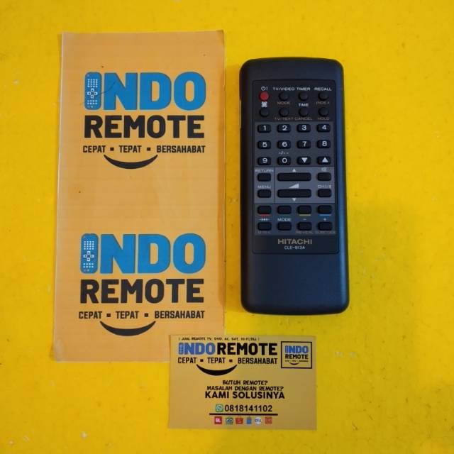 REMOTE TV HITACHI CLE-912A ORIGINAL