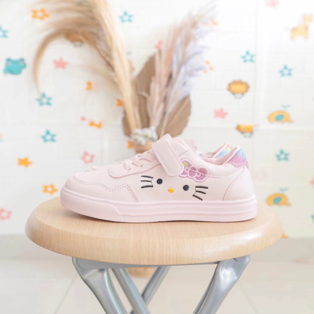 KF CAT Sepatu Sneaker Ringan Anak Laki-Laki Perempuan Model Fashion Terbaru Kitty  Sepatu Import-7