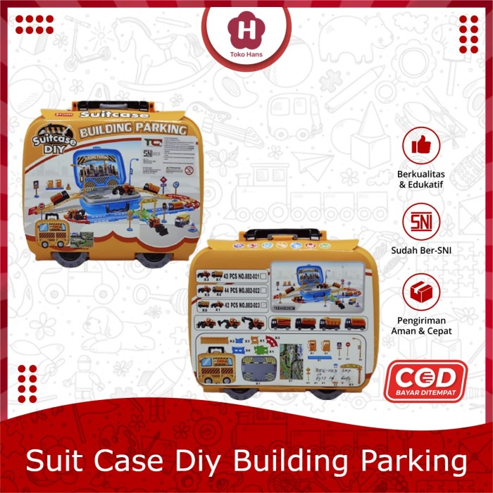 Mainan Mobil Mobilan Anak Mainan Anak Cowok Diy Truk Parkiran