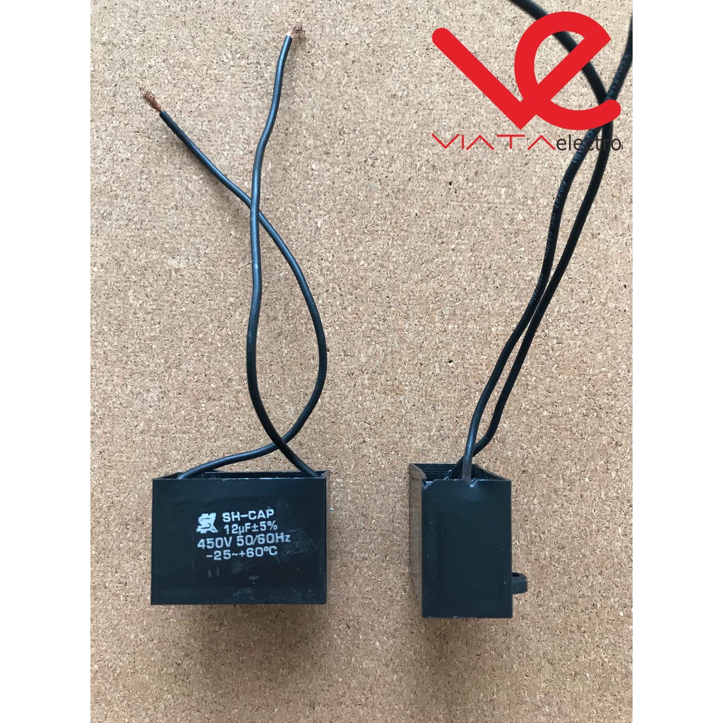 KAPASITOR KOTAK 12UF 450VAC CAPACITOR KOTAK AC. KIPAS. MESIN CUCI