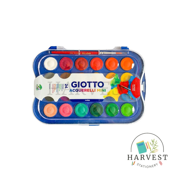 

Trendi Giotto Acquerelli Mini Set 12 ,24 Warna / Cat Air Giotto Limited