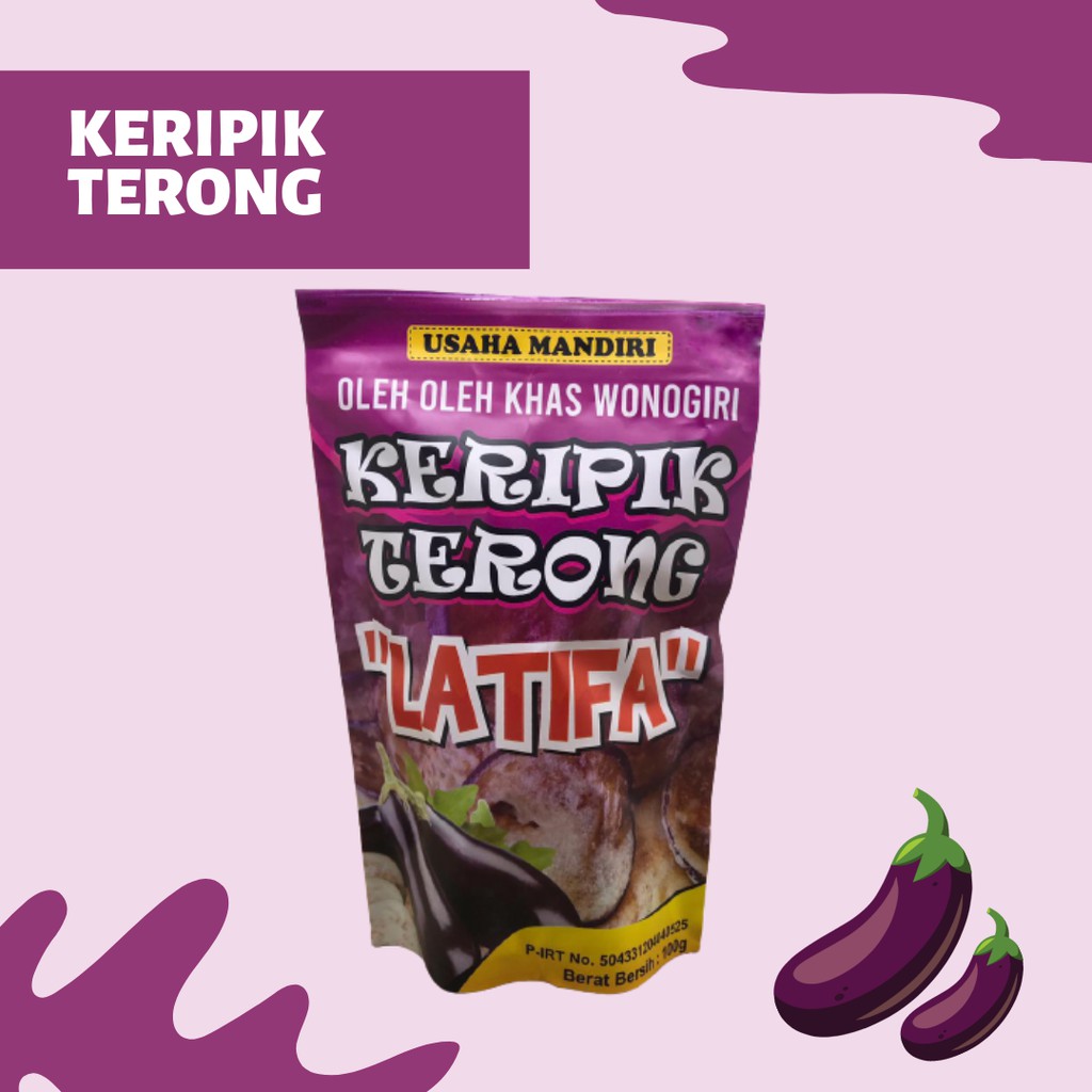 

LATIFA Keripik Terong Crispy