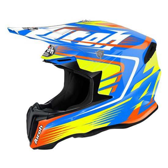 Helm AIROH TWIST MIX BLUE Motocross MX