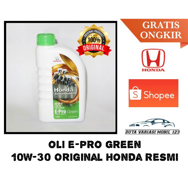 Oli Mesin E-Pro Green 10W-30 Original Honda Resmi