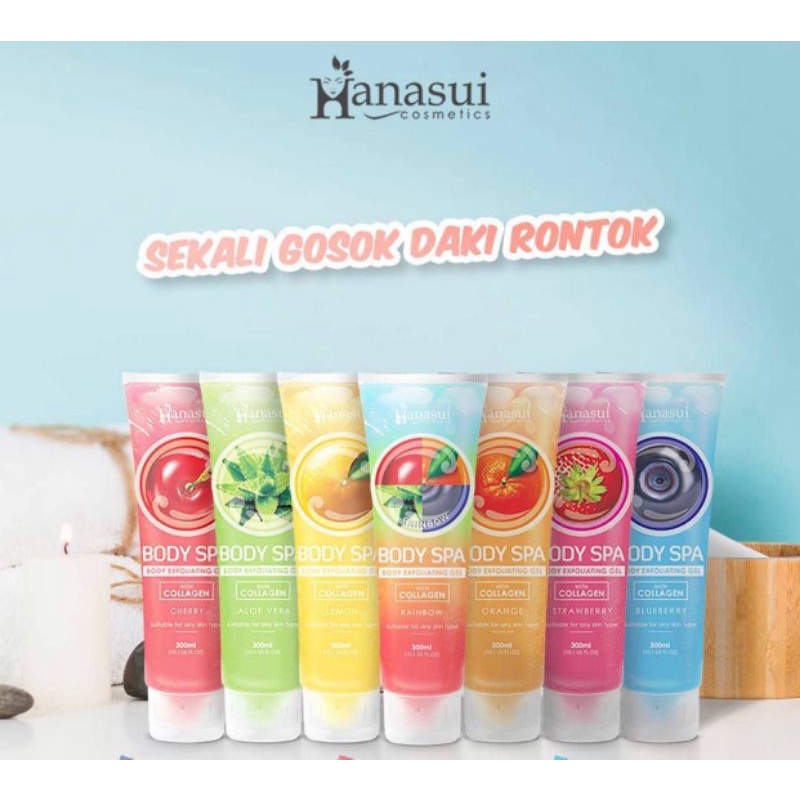 Jual HANASUI BODY SPA EXFOLIATING GEL 300 ML ORIGINAL | Shopee Indonesia