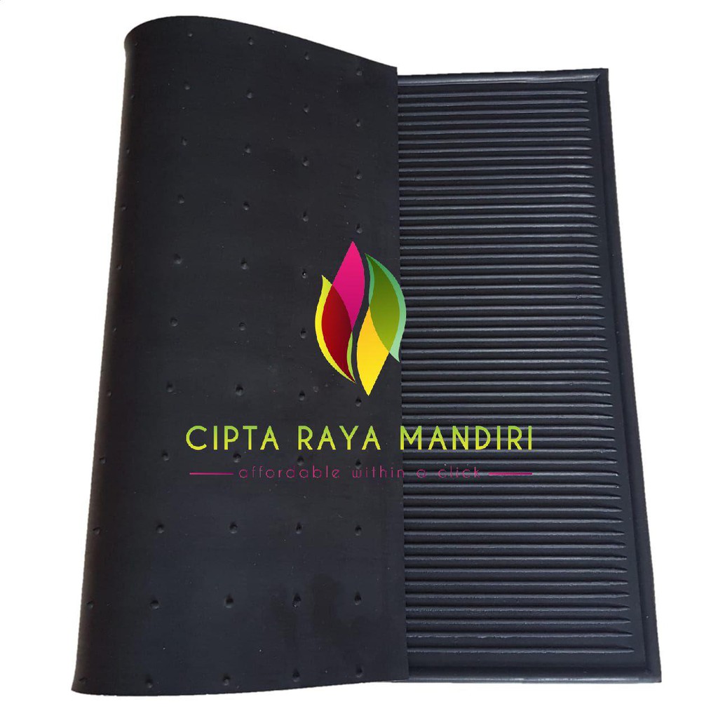 Karpet Karet Lantai Mobil TRD Polos / Karpet Universal Mobil Karpet Truk Keset Kaki Anti Slip Murah