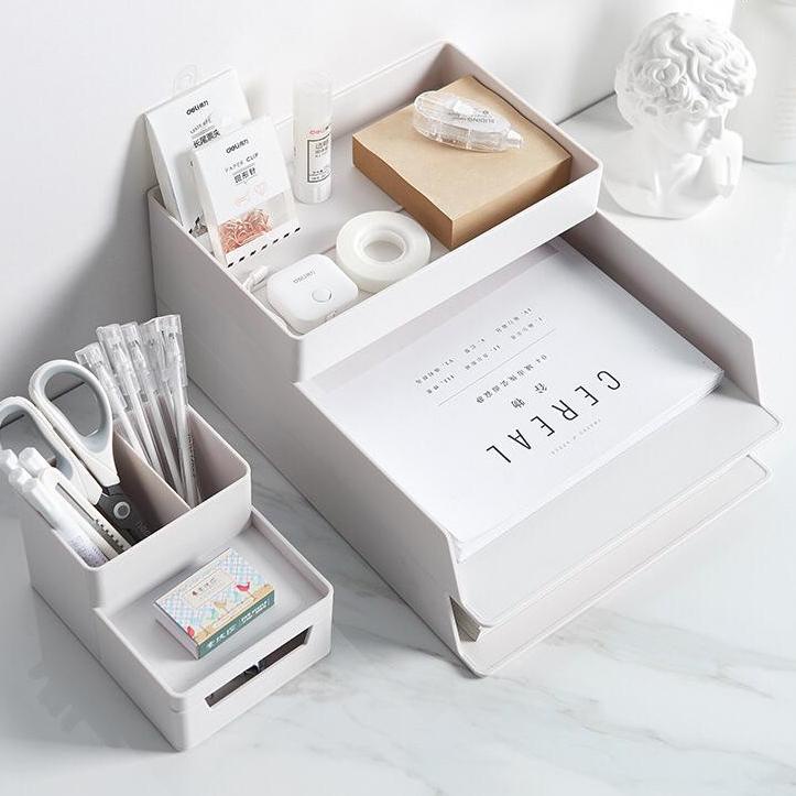 

[KODE PRODUK 88ACC9774] Office Document Tray Dekstop Organiser