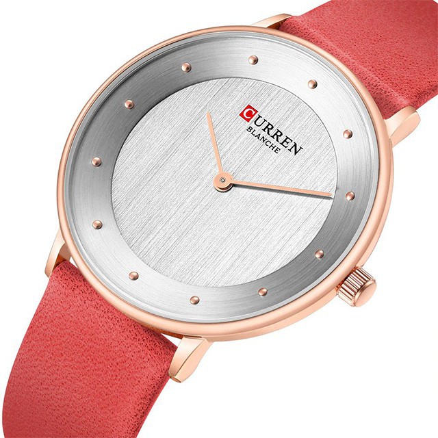 CURREN 9033 Jam Tangan Wanita Analog Tali Kulit WATCHKITE WKOS