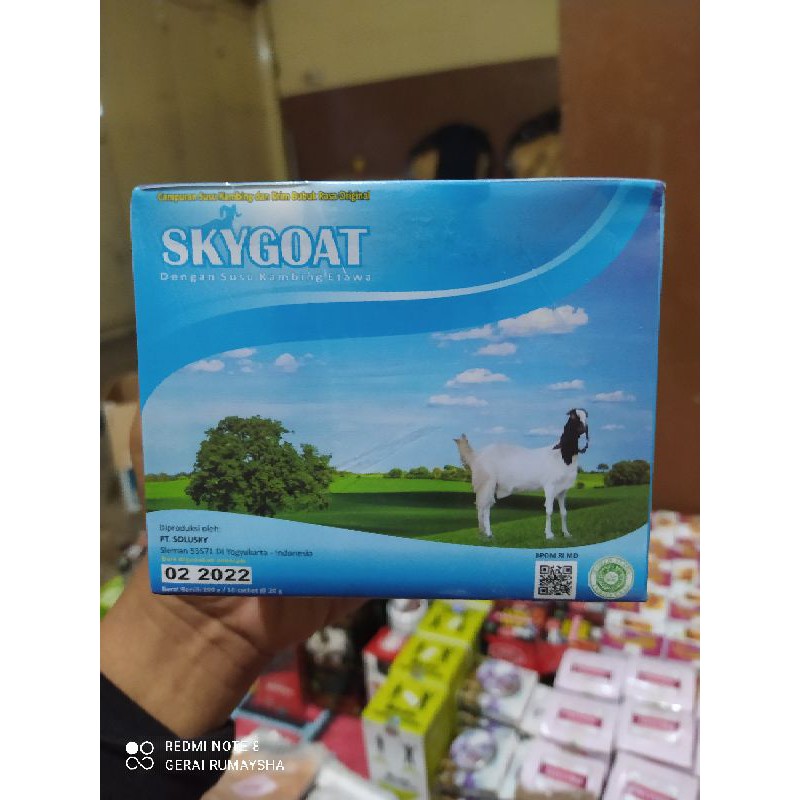 

Susu Kambing Etawa Original Skygoat Saset (isi 10 Saset) / Goat Milk Skygoat