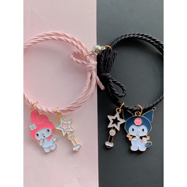 gelang bestie / gelang couple  , gelang kuromi my melody gelang persahabatan toothless (baca desc)