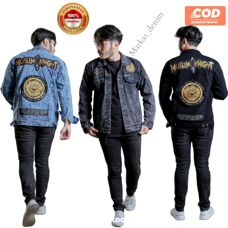 JAKET DENIM BRUTALIST JEANS PRIA WANITA UNISEX /JAKET DEWASA/JAKET LEVIS/JACKET DENIM/JAKET JEANS TE