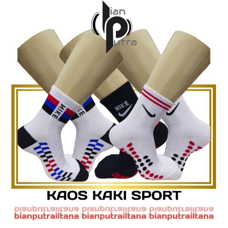 kaos kaki olahraga pria motif (n1k3) kaos kaki pria kaos kaki badminton original murah