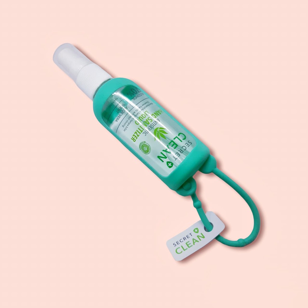 Hand Sanitizer Gantung Secret Clean Hand Sanitizer Spray Gantung 60ml