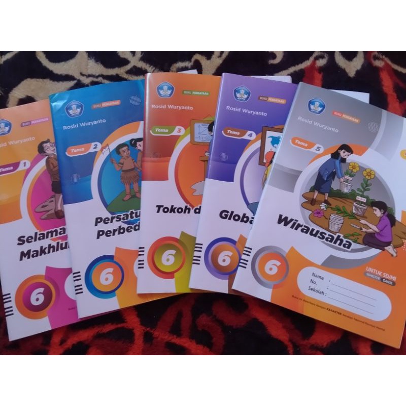 Buku Latihan Soal LKS Tematik Kelas 6 Semester Ganjil