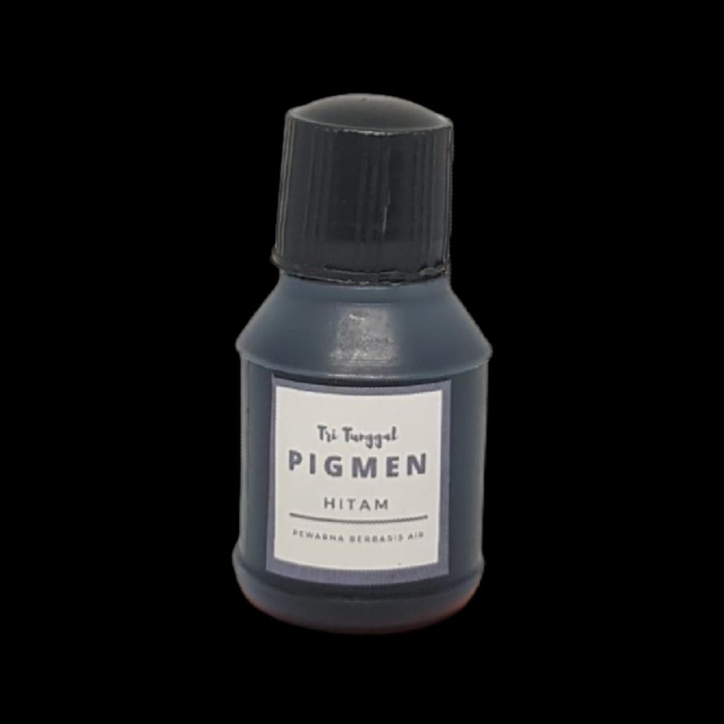 

PIGMEN 12gr BLACK Hitam Mini Kecil Pewarna Sablon Pigment Color Slime Clay DIY Waterbased Tie Dye Cat Warna Warni Air Cair Cairan Liquid Paint Painting Kerajinan Prakarya Art Seni Kesenian Perlengkapan Draw Drawing Mewarna Melukis Lukis Tri Tunggal Malang