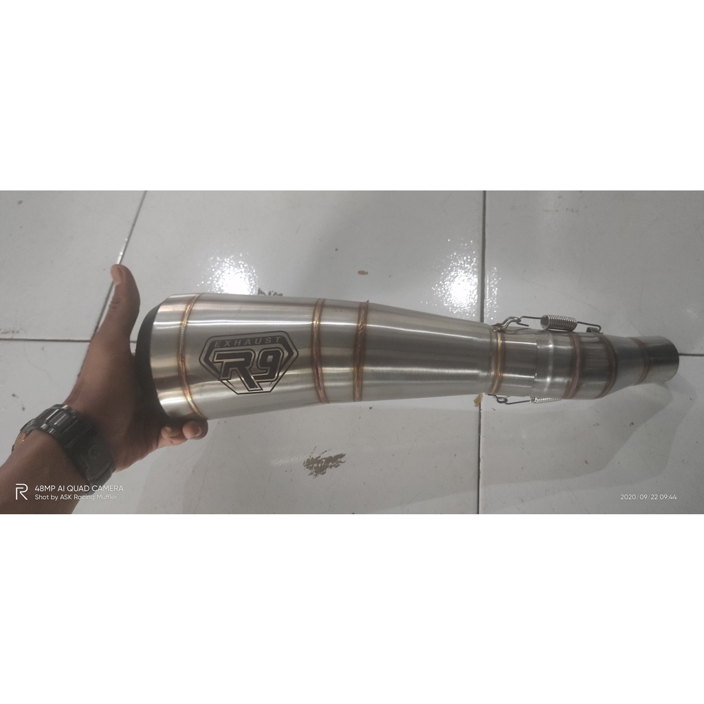 Kenalpot Racing R9 H2 Cbr 150R cbr150r vixion r r15 v3 gsx verza mx king k45 lokal byson fu135