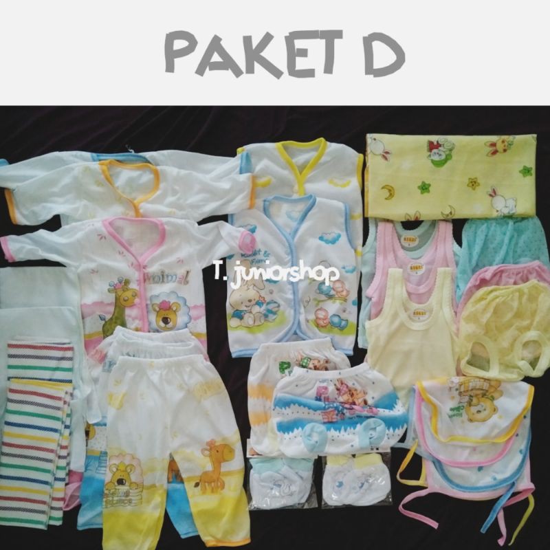 PAket PERLENGKAPAN  BAJU BAYI BARU LAHIR