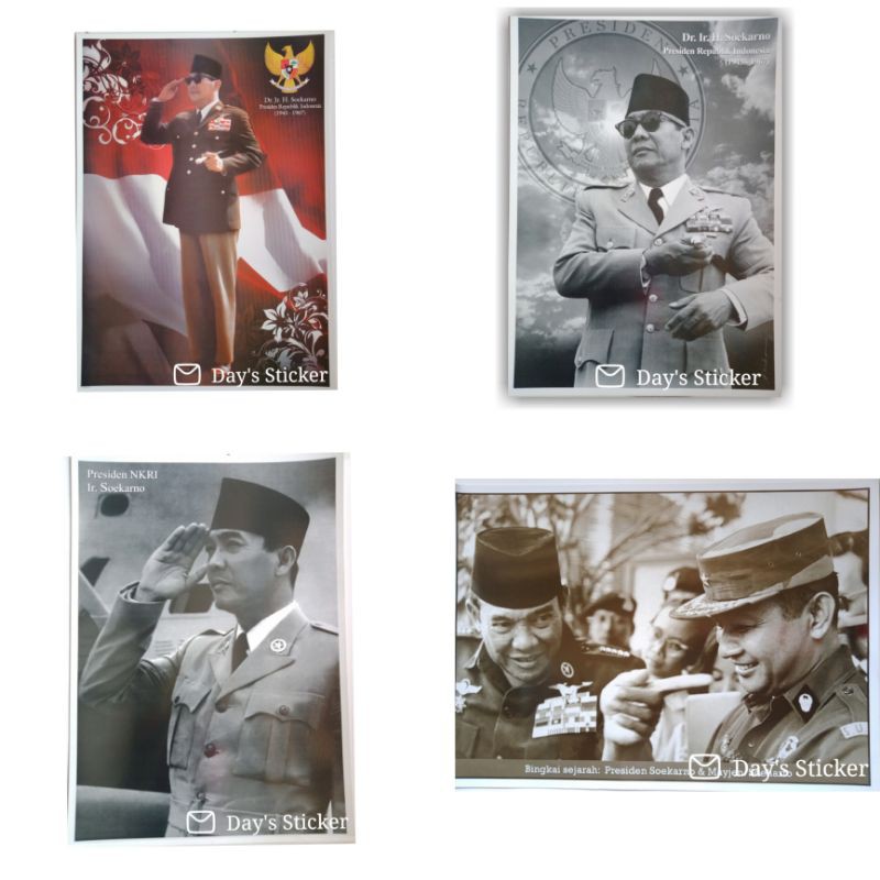 Jual POSTER PRESIDEN SOEKARNO Ukuran 50cm X 70cm | Shopee Indonesia