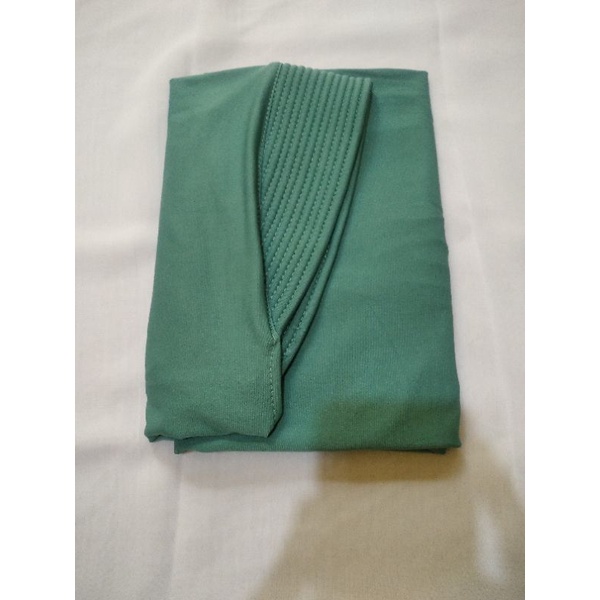 Jilbab Bergo Hamidah Jersey L /Hijab Instand-Ijo Wardah