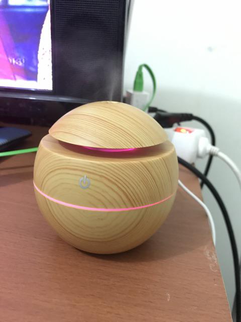 Ultrasonic Aroma Aromatherapy Air Diffuser Pengharum Udara Desain Kayu - Cod [ Free Ongkir ]