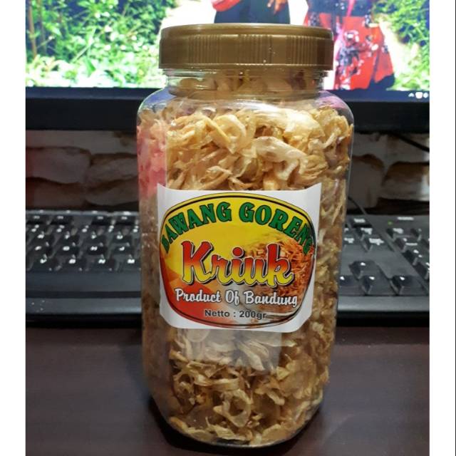 

FREE ONGKIR - Bawang goreng sumenep 200gram kriuk mantap