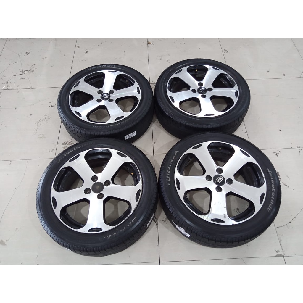 VELG MOBIL BEKAS STD KIA RIO RING 16X6 PCD 4X100 ET45 BMF, VELG ONLY GX SAMA BAN