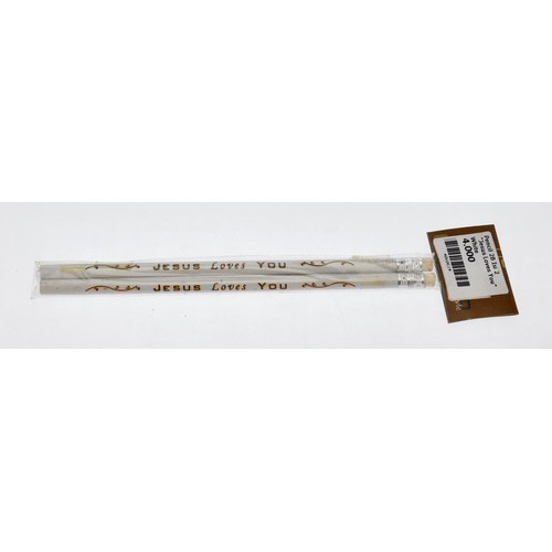 

Inno Foto (06061) Pencil Pencil 2B isi 2 "Jesus Loves You" White Pigura Frame Bingkai Foto