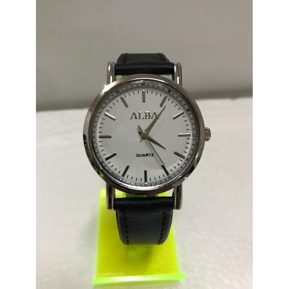 JAM TANGAN ALBA WANITA DIAMETER BESAR KULIT