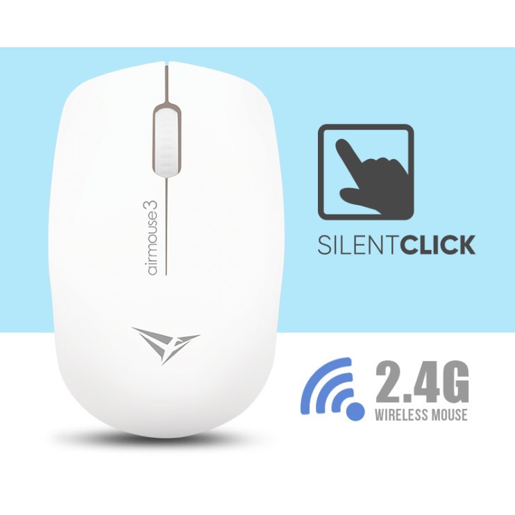 Alcatroz AirMouse 3 Silent Wireless 2.4GHz - Hi Definition Optical Mouse