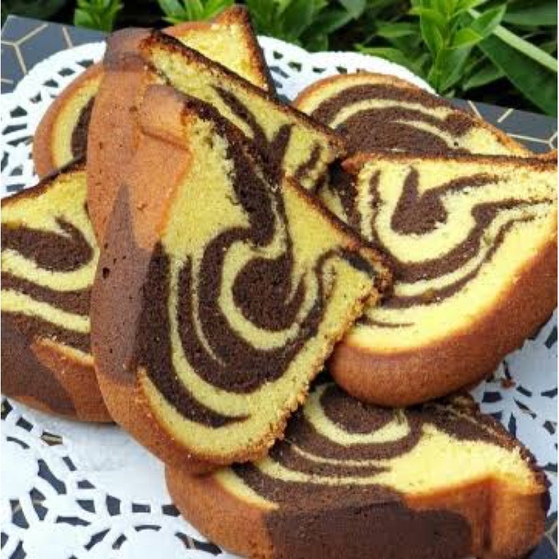 

Kue Bolu Zebra Bolu Marmer Coklat Pandan