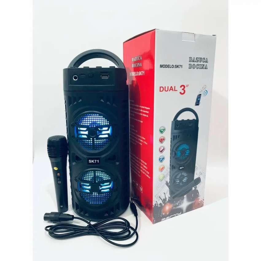 SPEAKER MIC BLUETOOTH SK 71 BAZOOKA SPEAKER + MICROPHONE