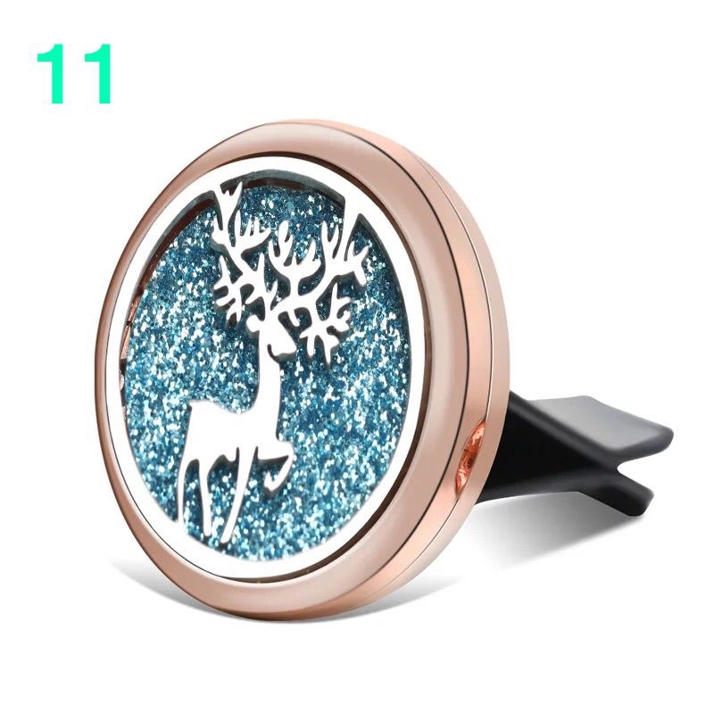 CAR DIFFUSER ROSE GOLD/ ZIRCON Car Vent Clip Essential Oil Aromaterapik