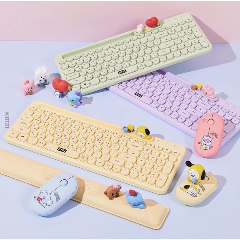 PO OFFICIAL BT21 Baby My Little Edition Keyboard