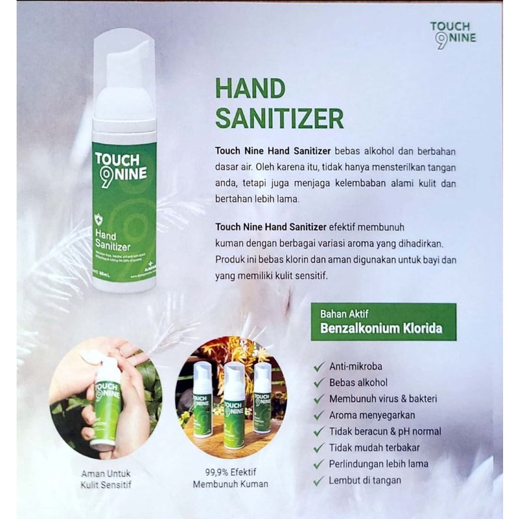 TOUCH NINE HAND SANITIZER