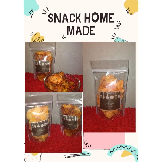 

Keripik kentang home made by bocil nyemil