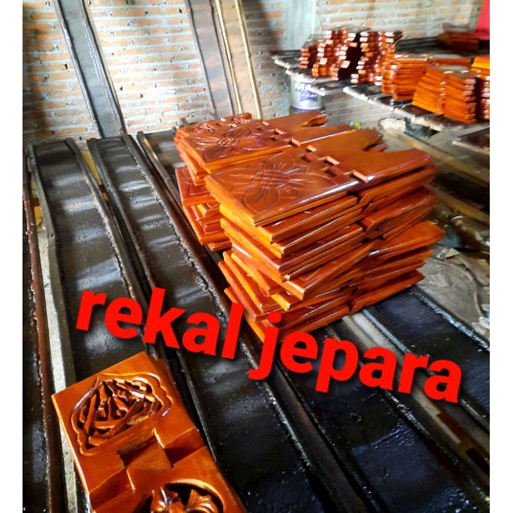 Rekal Al-Quran/Rekal Kayu/Meja Mengaji/Motif Ceplok