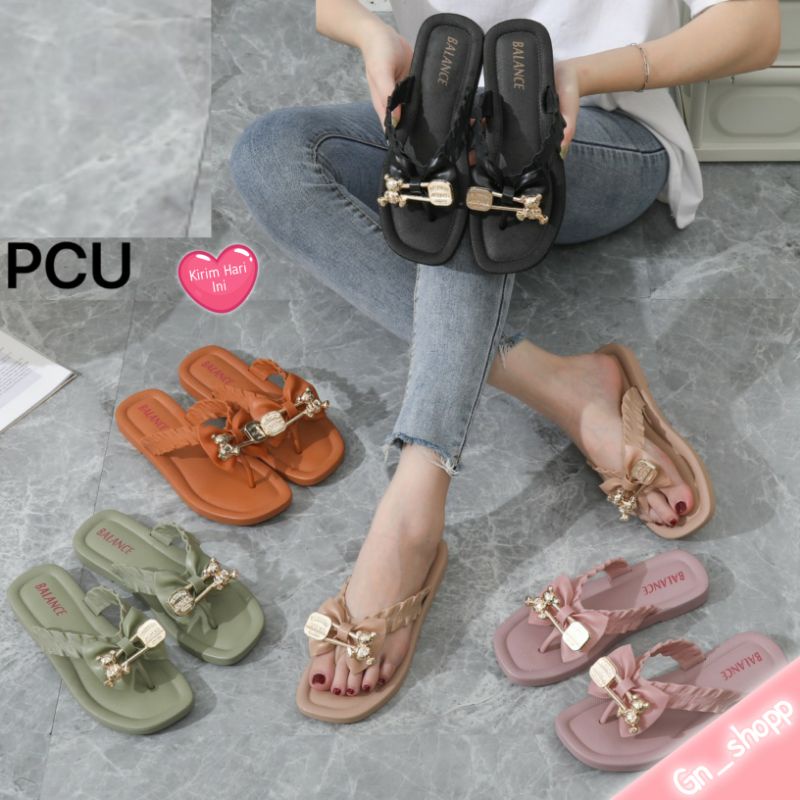 TERBARU - Sandal Pita Import Premium / Sandal Wanita Karet Anti Slip / Sandal Balance 818-A2