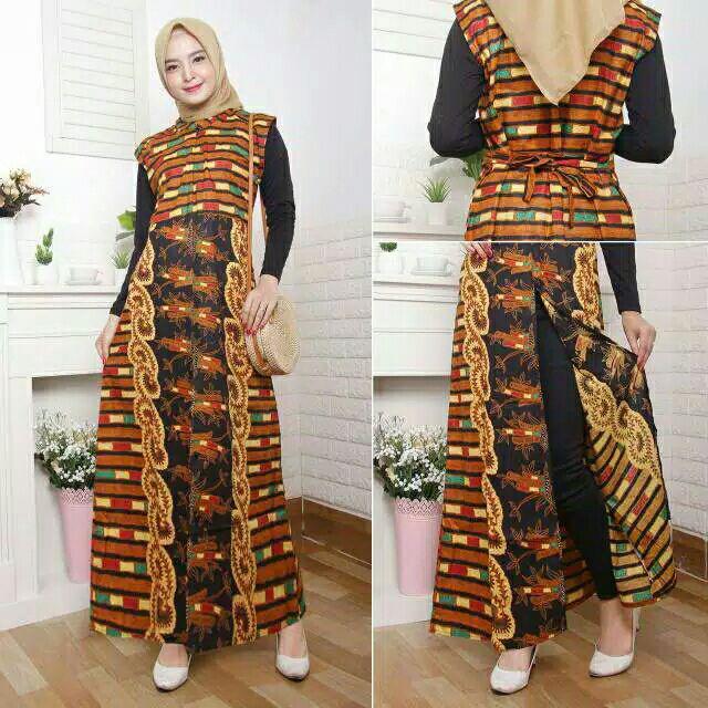 Maura Couple - Sania Ruffle Batik Couple Ori Ndoro Jowi Dnt