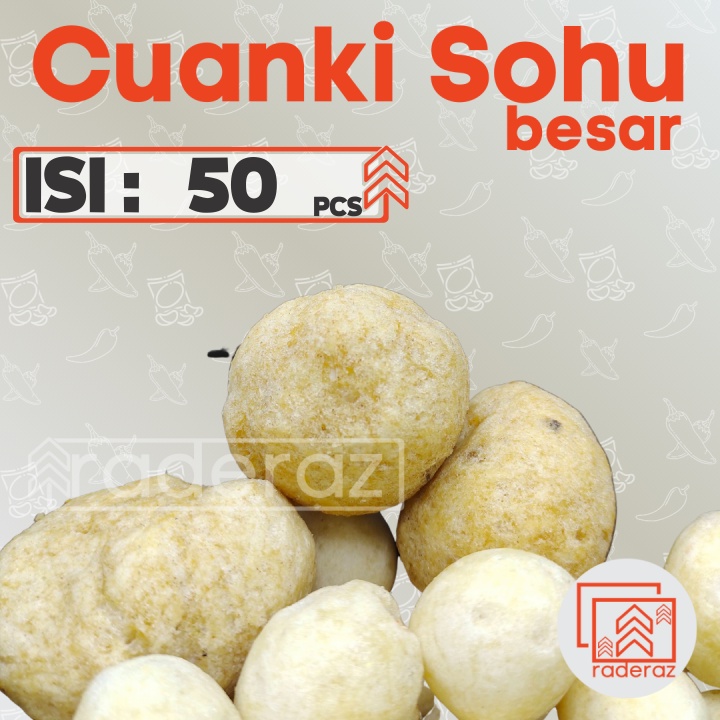

SOHU 50pcs (Cuanki Bulat Kering) Pelengkap Baso Aci by GAIA (bisa GROSIR bisa COD bisa KARGO)