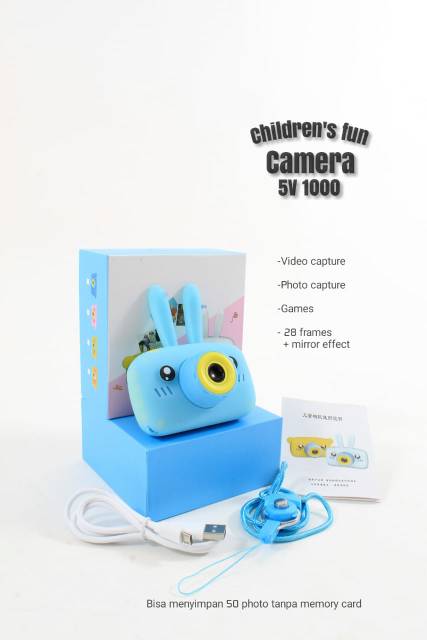 Mainan Kamera Anak CHILD CAMERA BUNNY / BEAR 5V 1000