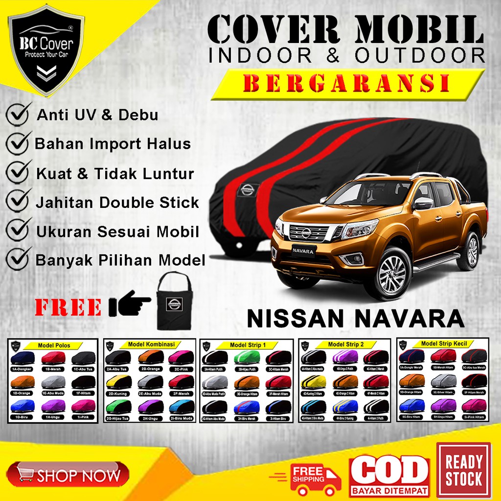 Body Cover Mobil Navara / Sarung Mobil Nissan Navara / Selimut Mantel Pelindung Jas Kerudung Mantol Tutup Penutup Mobil Nissan Navara Outdoor