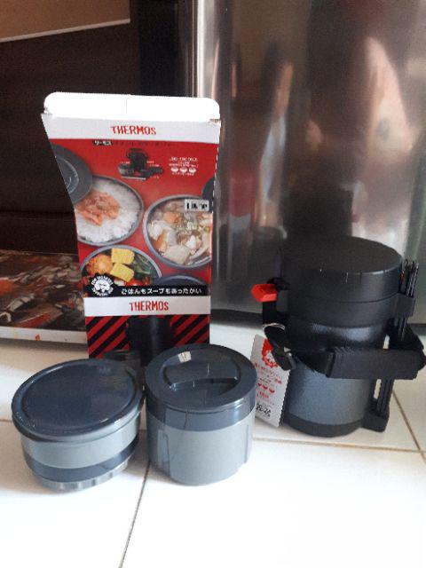 Thermos Food Jar Vacuum Insulated - H Black 500ml (jbm-500wk-htb)