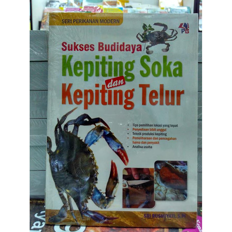 BUKU SUKSES BUDIDAYA KEPITING SOKA DAN KEPITING TELUR