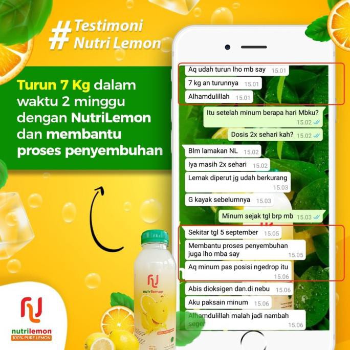 

SARI LEMON NUTRI LEMON JUS DIET NUTRILEMON BY OSB